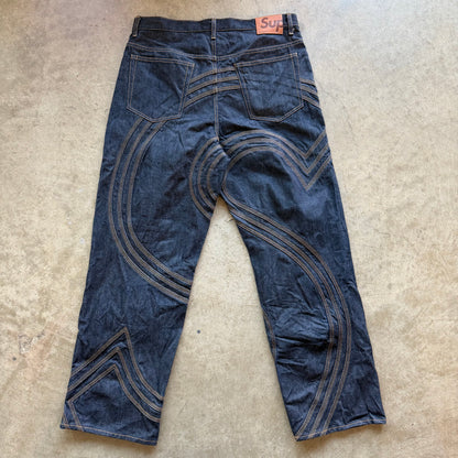 34x31 Supreme S Logo Baggy Jeans