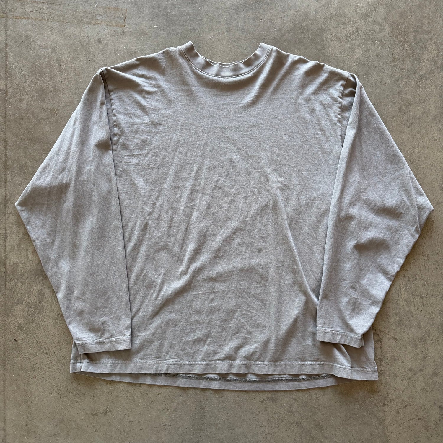 XXL YZY Gap Blank L/S Tan