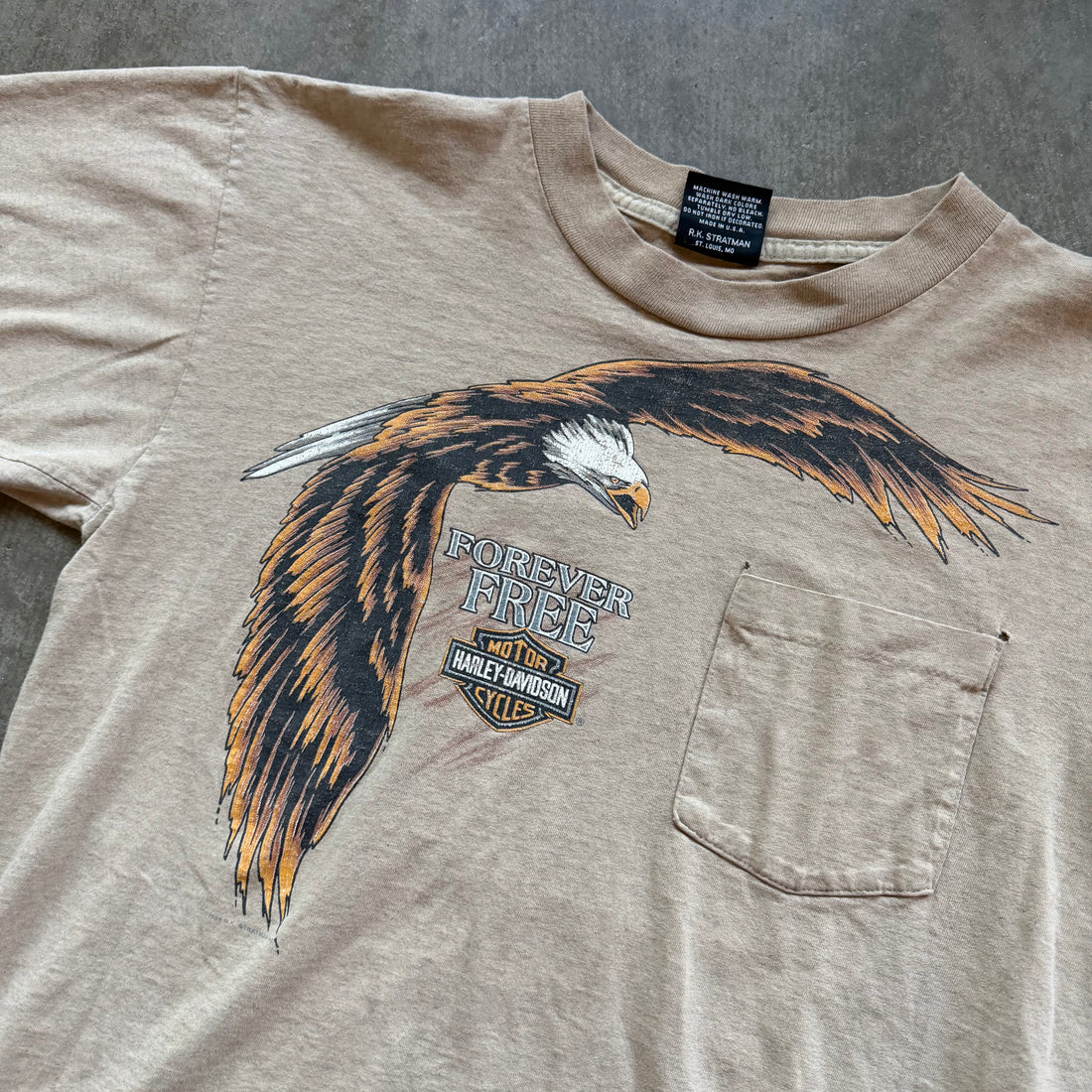 L 90s Harley Davidson Eagle Tee