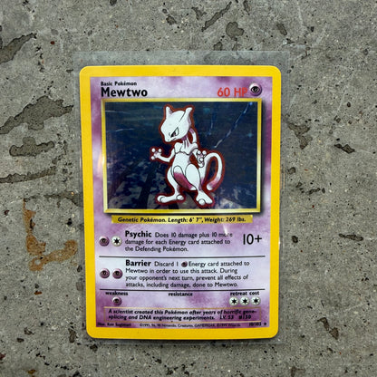 Mewtwo Holo Base Set Unlimited 10/102