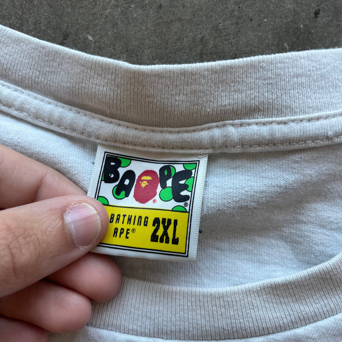 XXL Blue Camo Bape Tee
