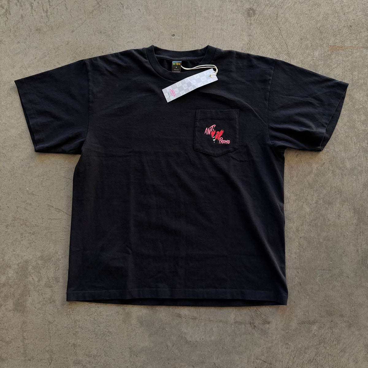 M Matty Boy Anti Promo Lips Tee Black