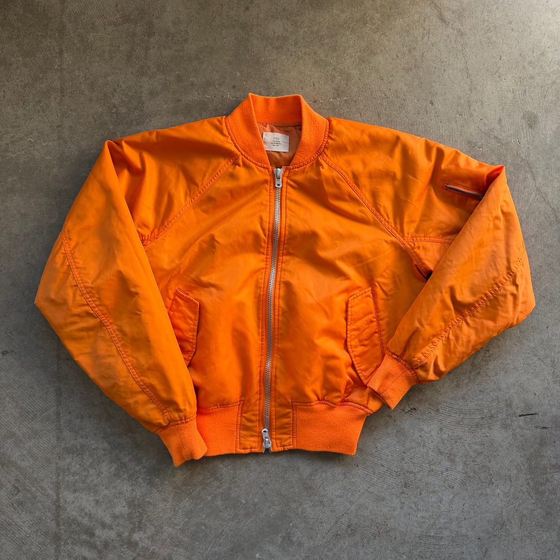 M Orange Fear of God Bomber Jacket