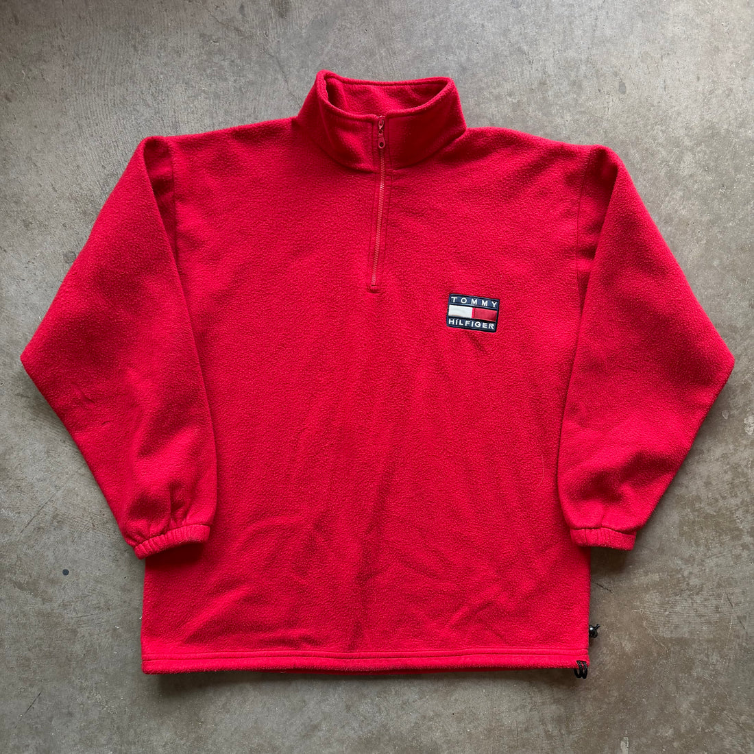 XL 90s Tommy Hilfiger Fleece Quarter Zip