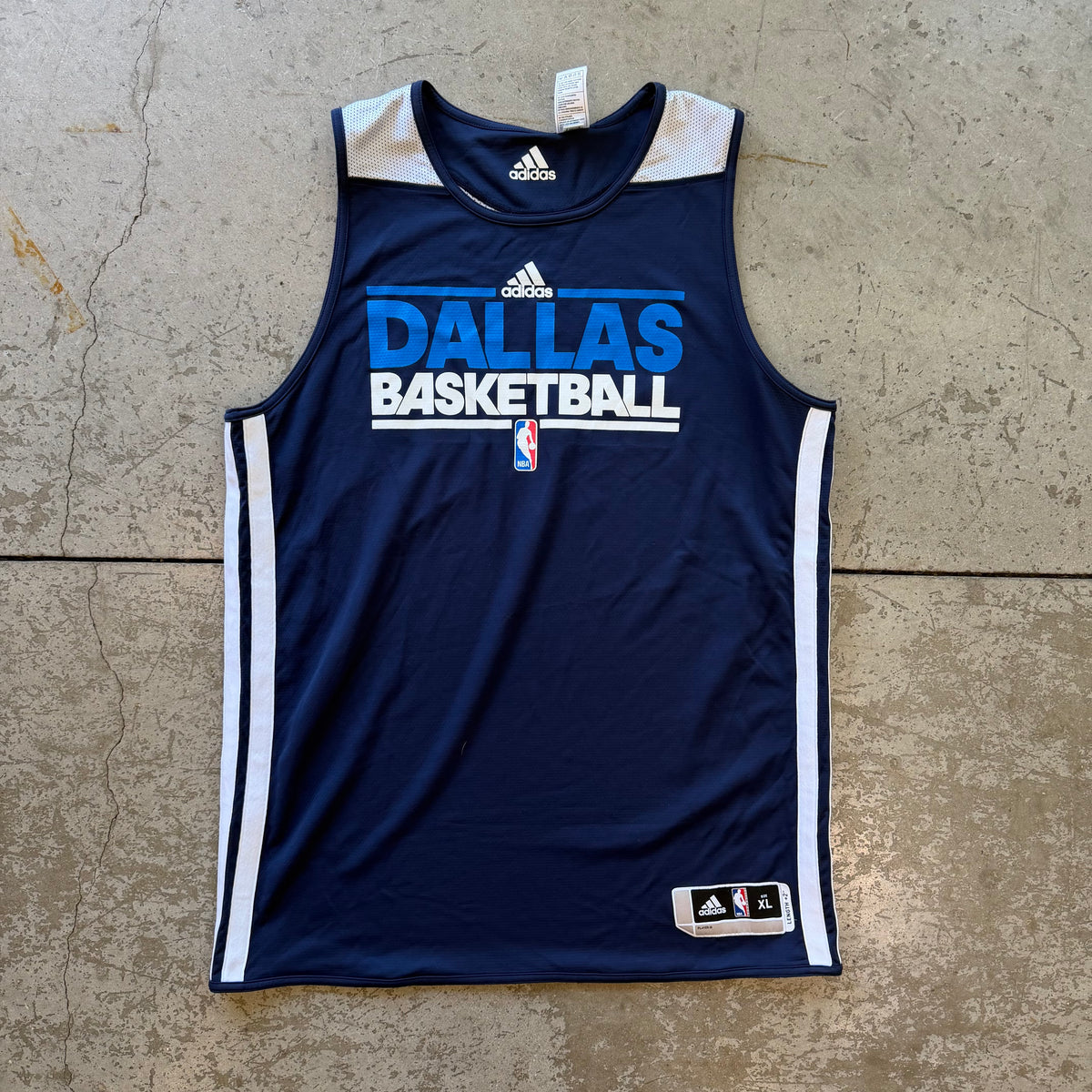 XL Reversible Dallas Mavs Practice Jersey
