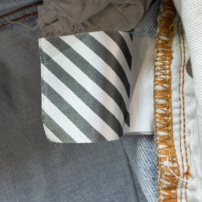 34x32 Off White Temperature Denim
