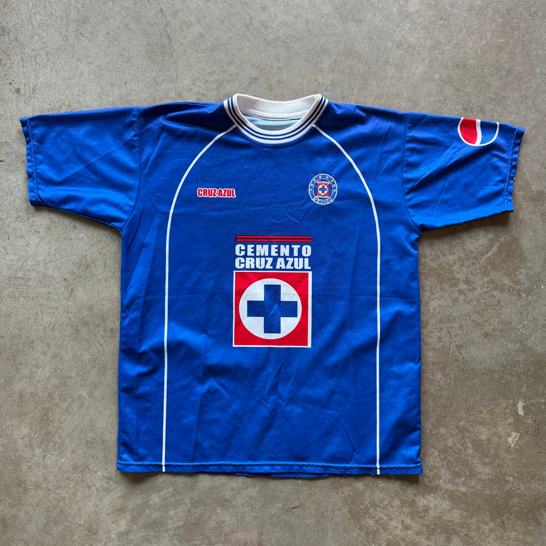 XL Cruz Azulejo Mexico Soccer Jersey