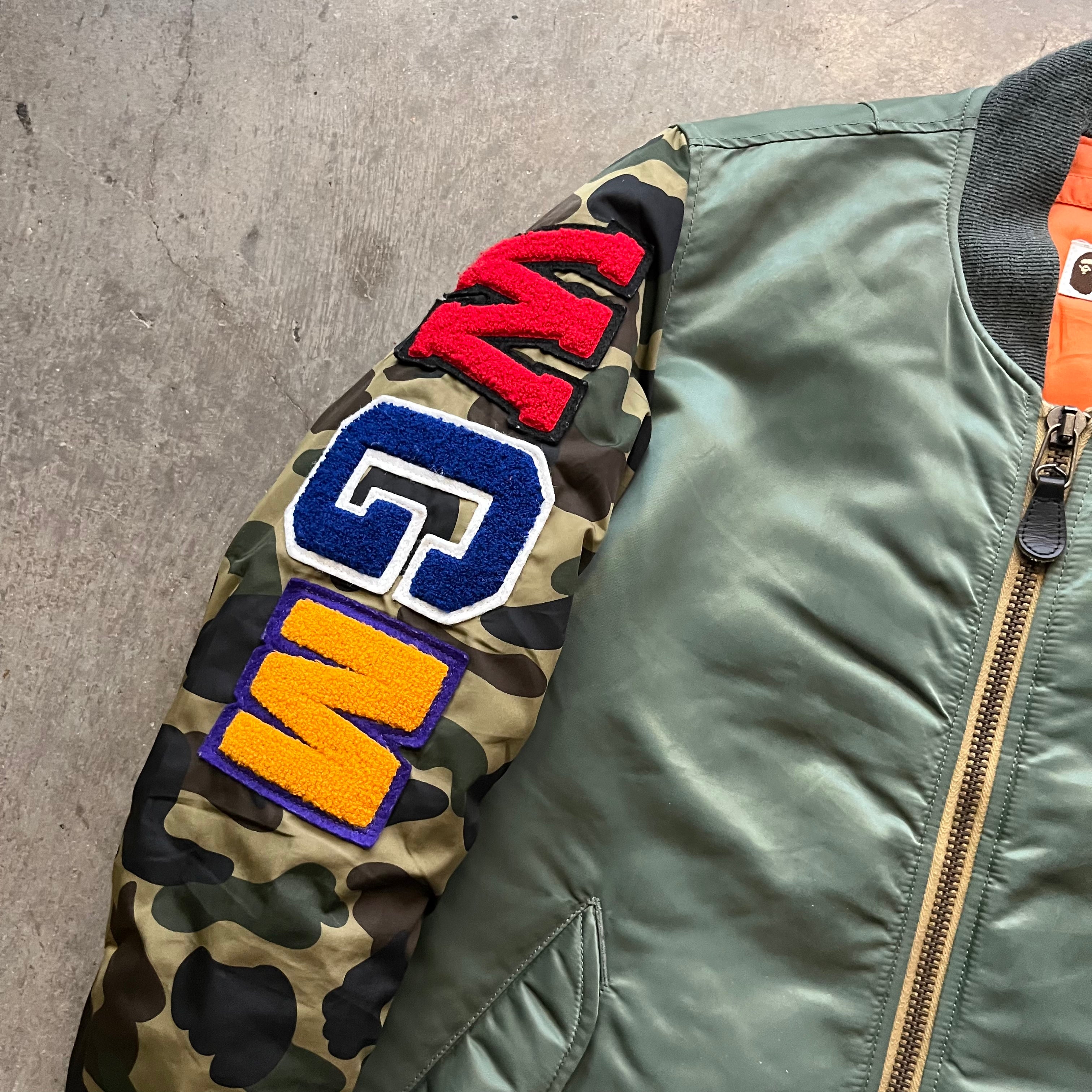 M Bape WGM MA1 Military Bomber