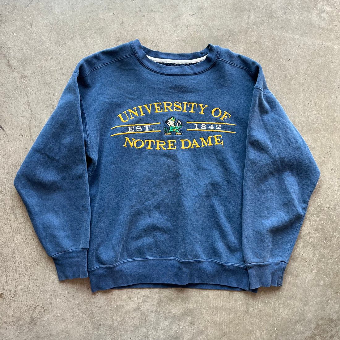 L 00s Norte Dame Crewneck