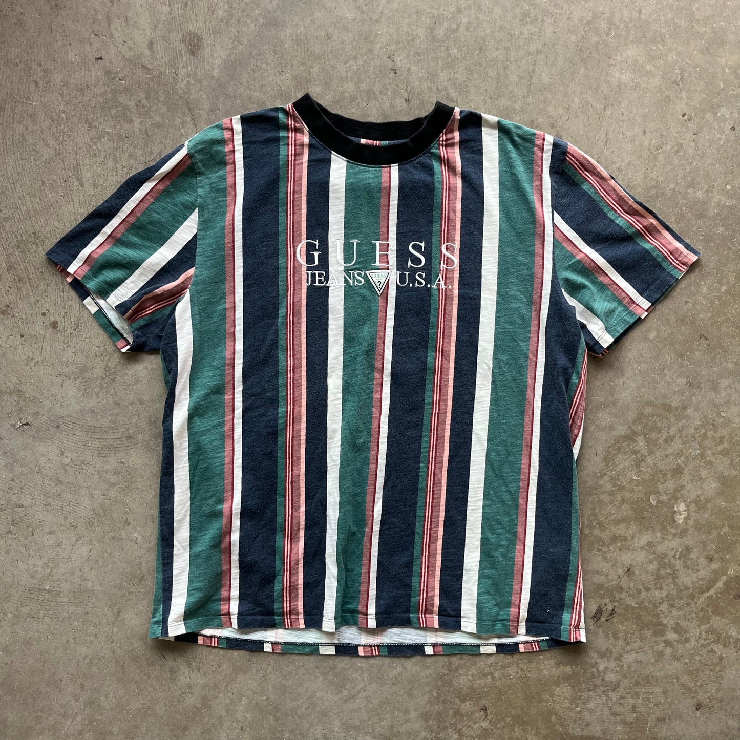 XL 00s Green Guess Tee