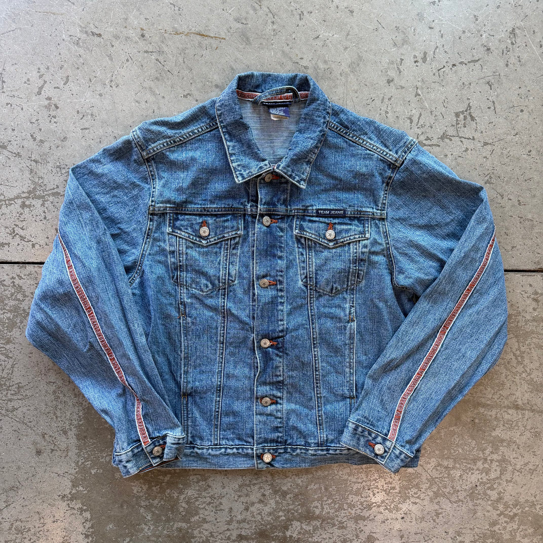 XL 00s Texas Longhorns Denim Jacket