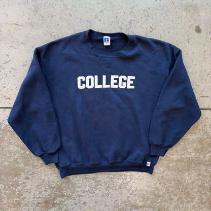 XL 00s Animal House College Crewneck