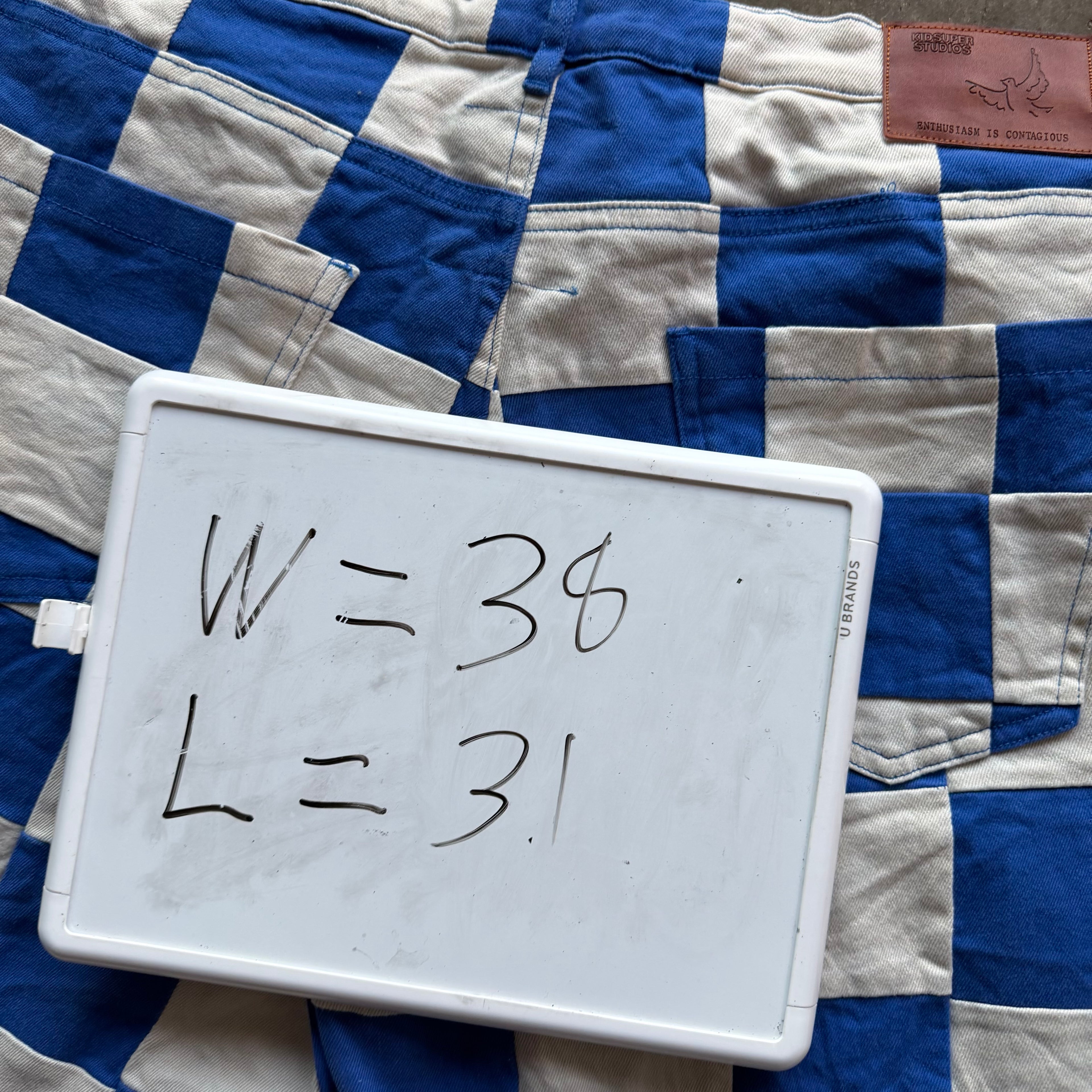 38x31 Kid Super Checkered Pants