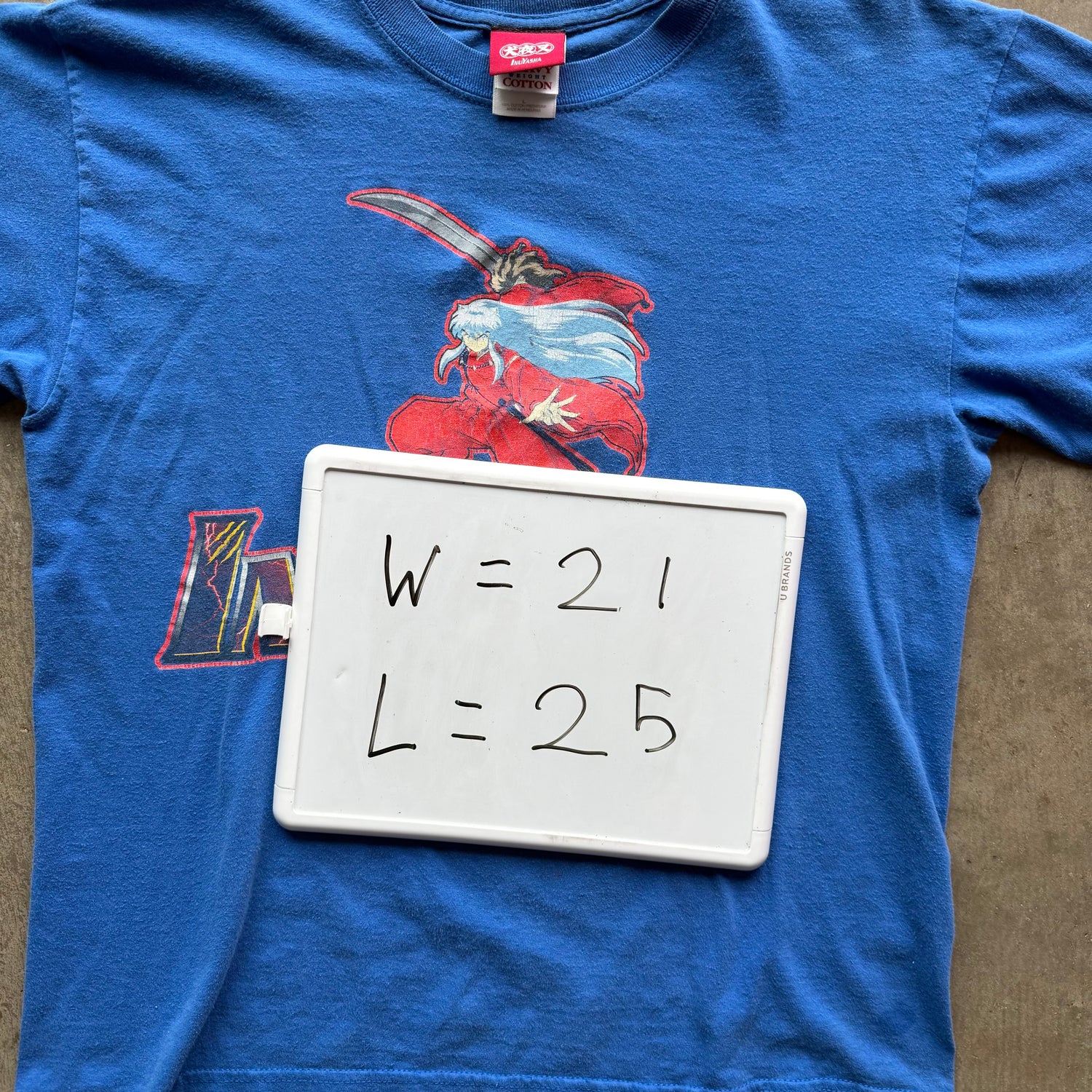 L Vintage Inuyasha Anime Tee