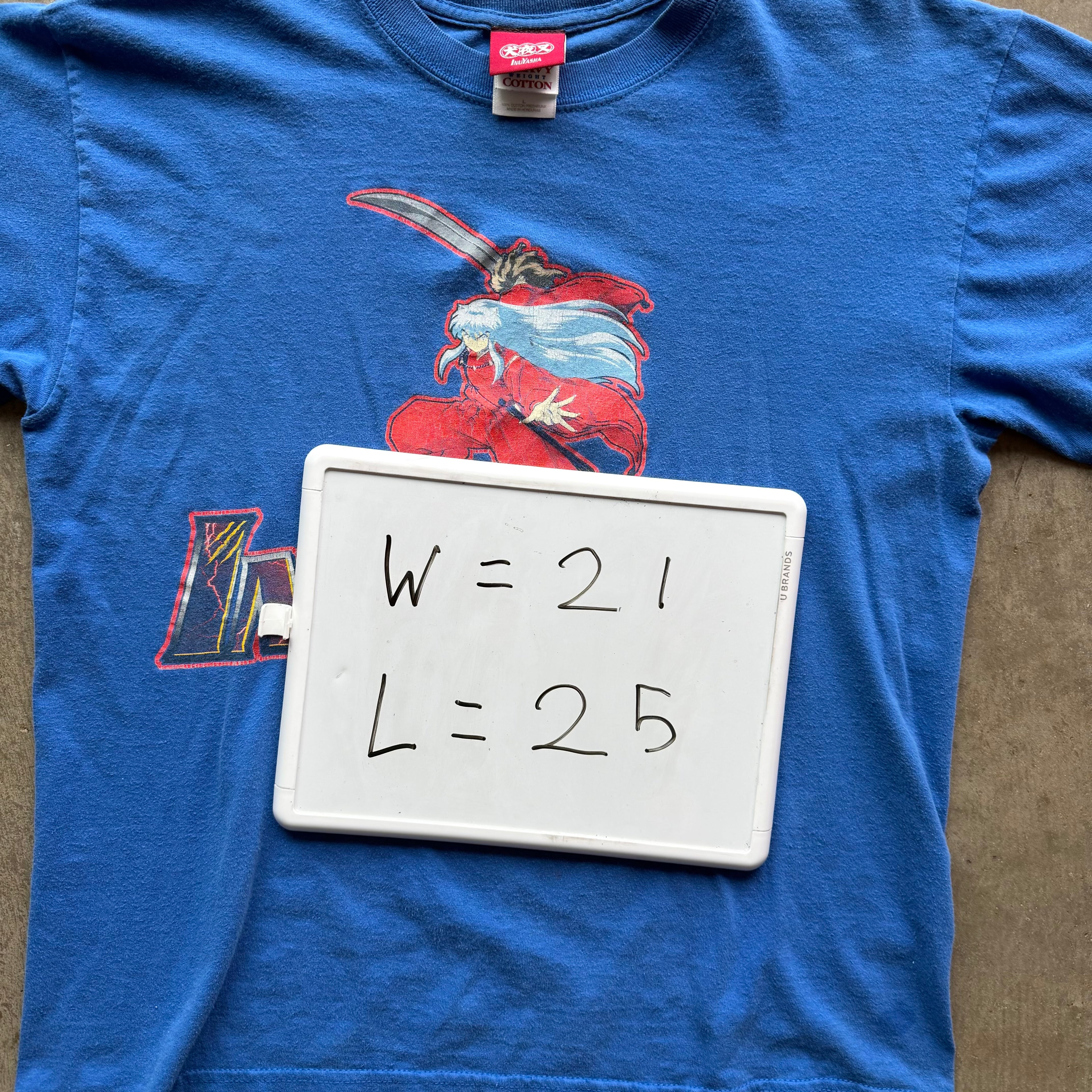 L Vintage Inuyasha Anime Tee
