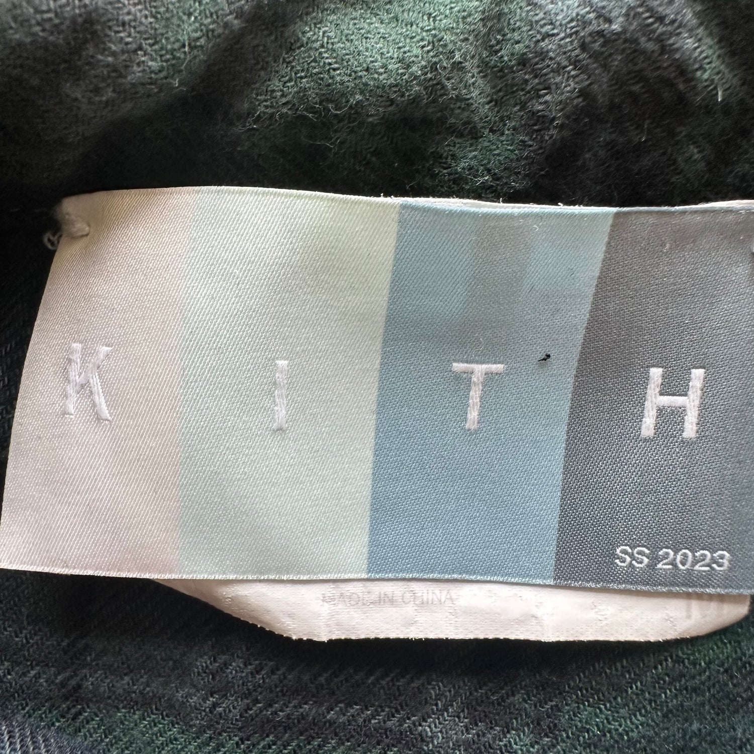 M Kith Paisley Patch Flannel Green