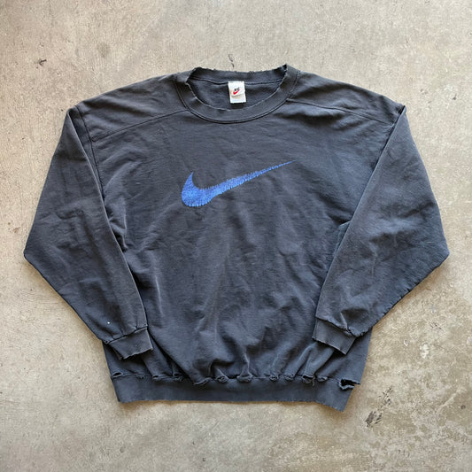 XL 90s Thrashed Nike Crewneck