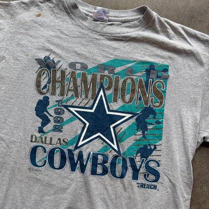 XL 92 Striped Dallas Cowboys Tee