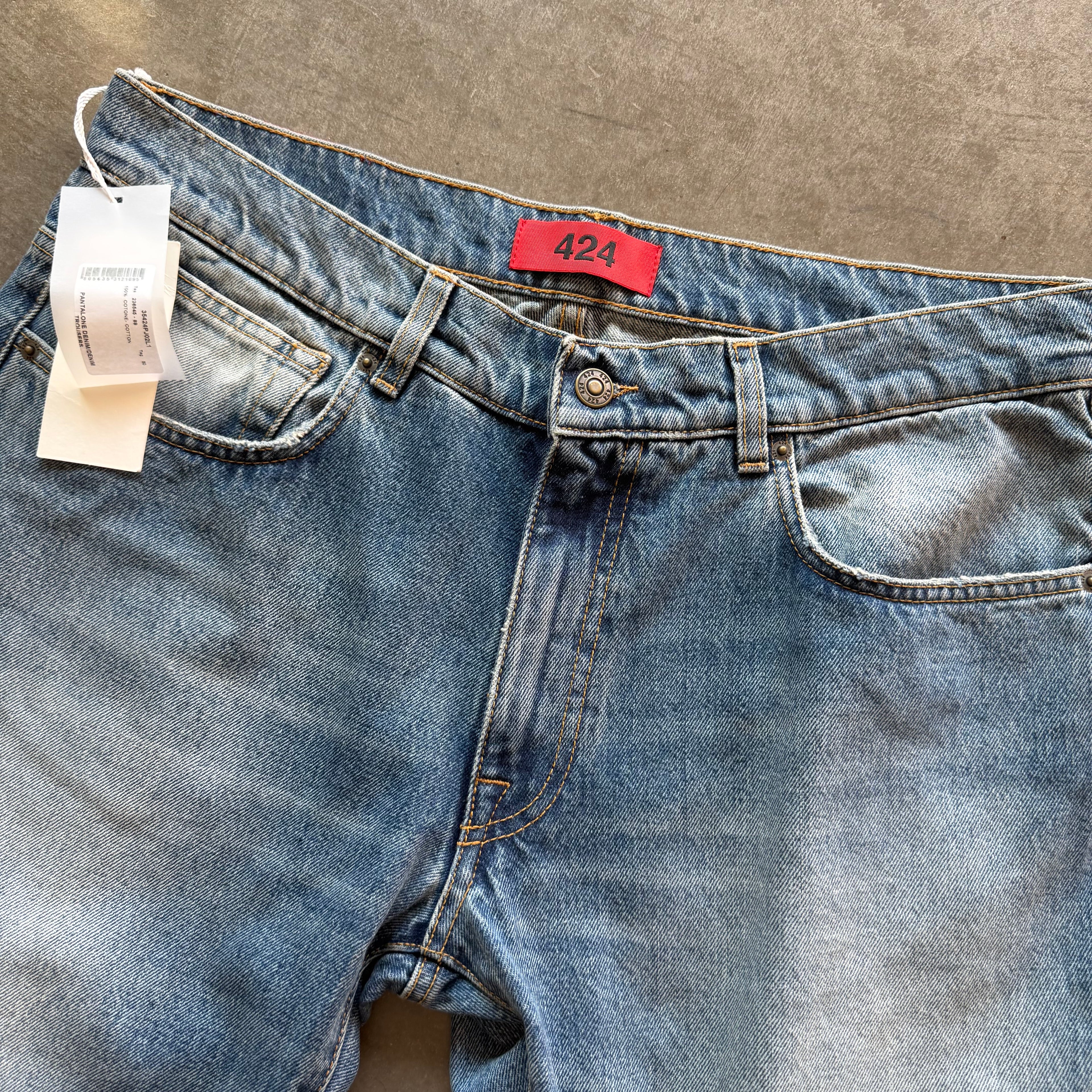 34x37 New 424 Lightwash Denim