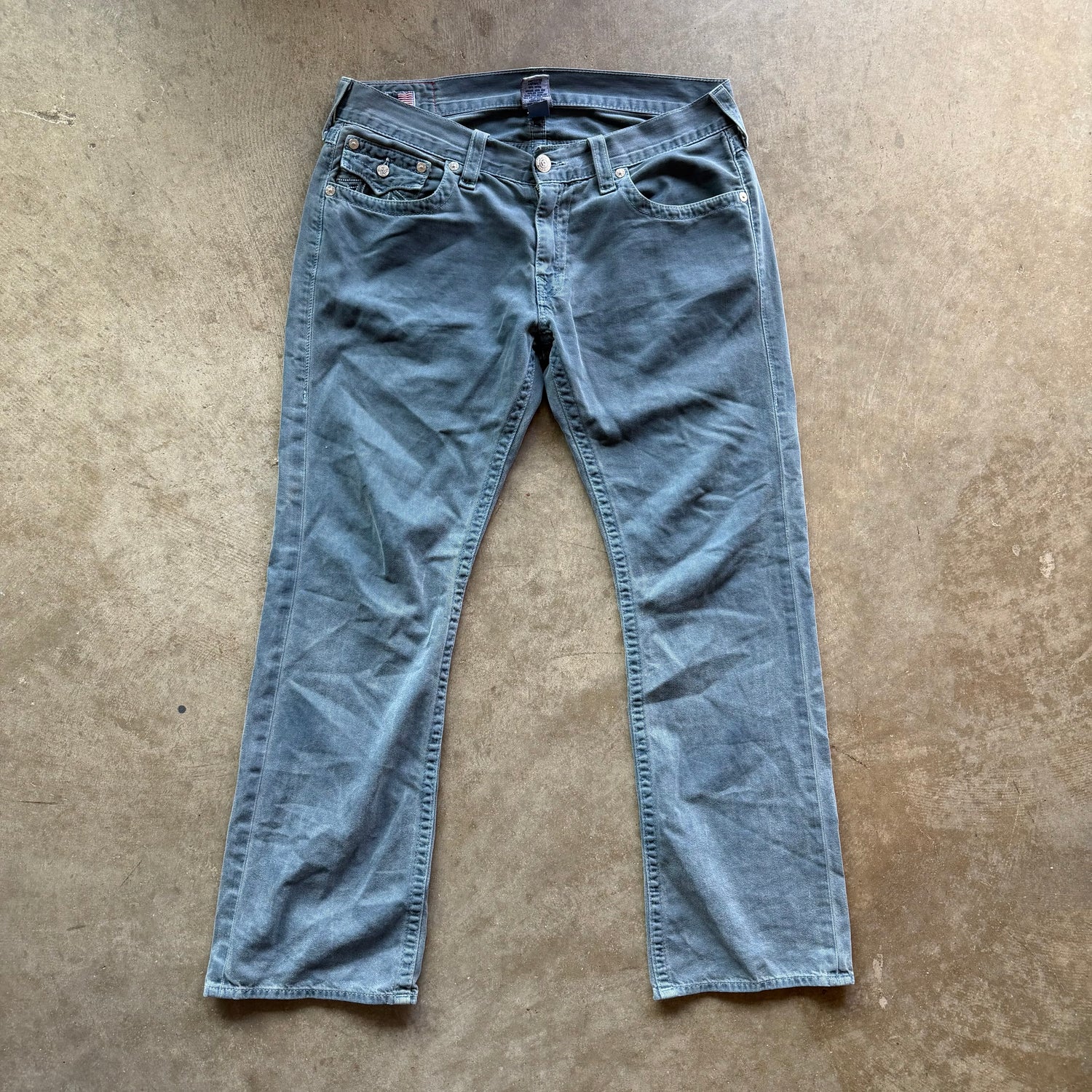 38x32 Faded True Religion Jeans