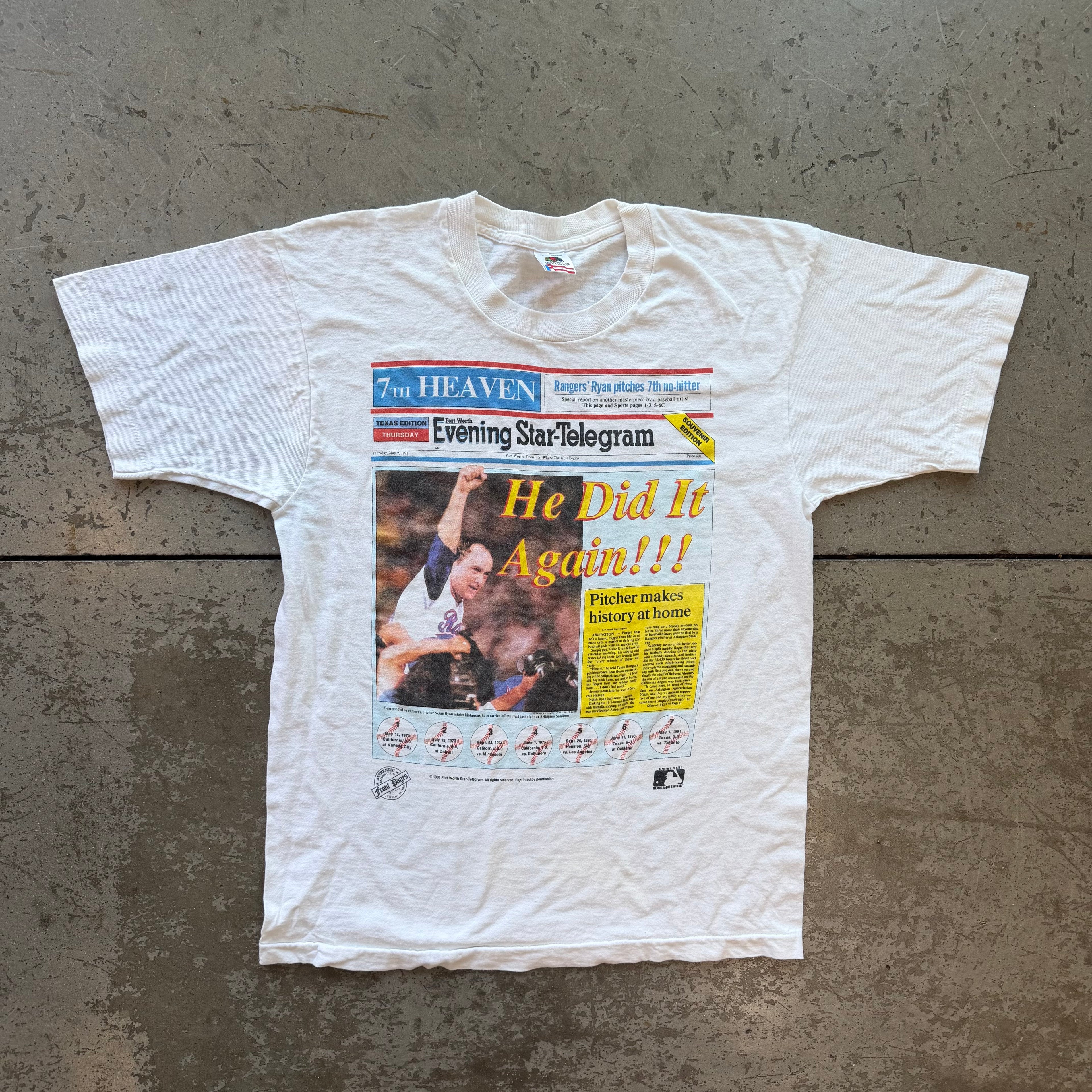 L 91 Nolan Ryan Tee