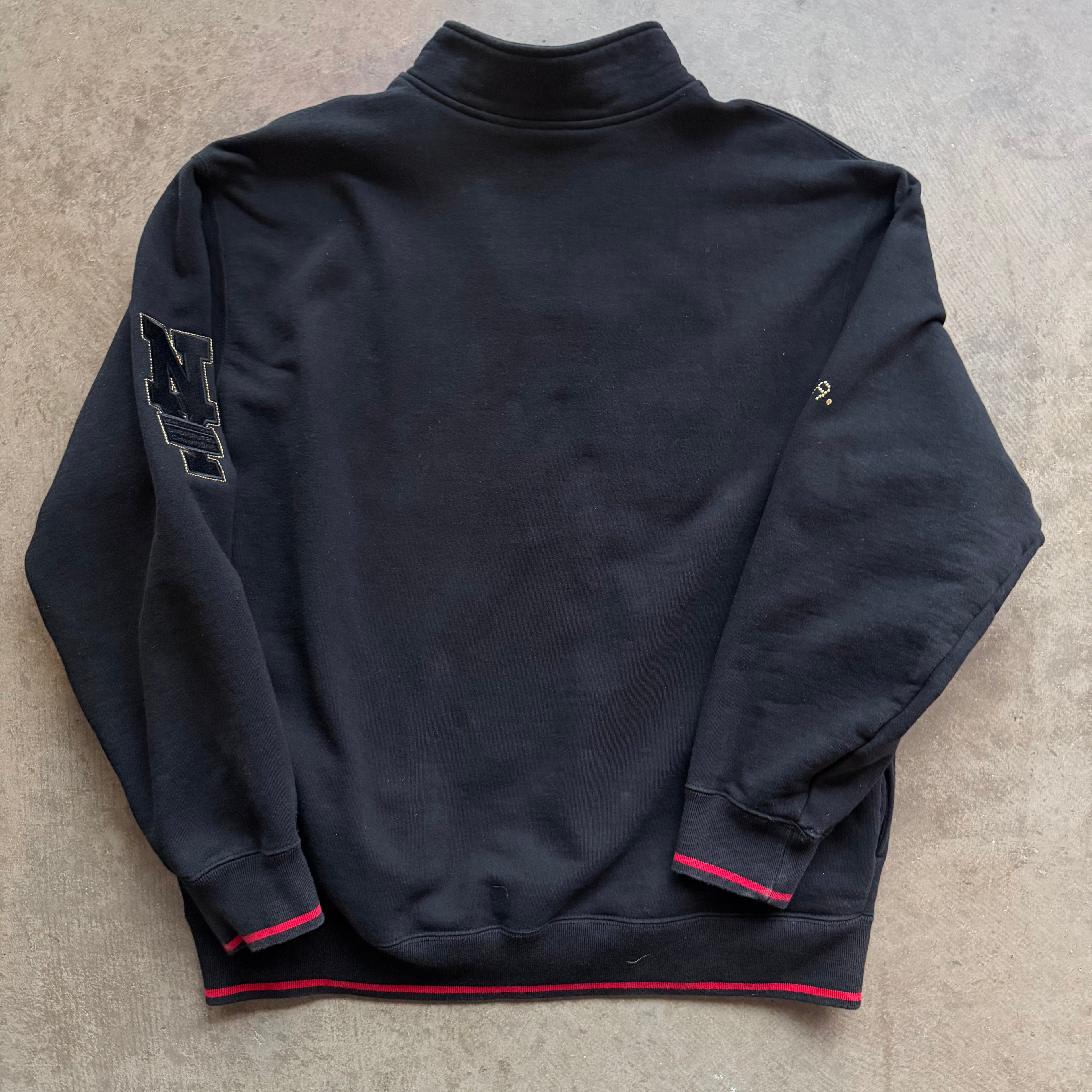 L Supreme Milano Half Zip Black