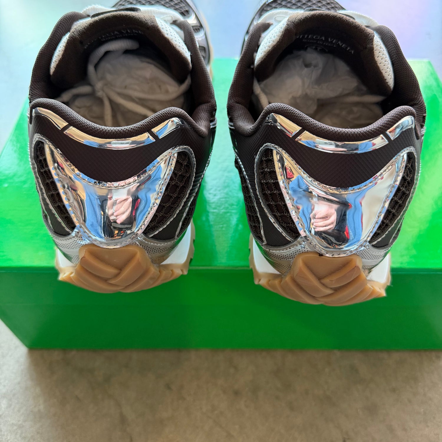 13 Bottega Veneta Orbit Sneaker Brown