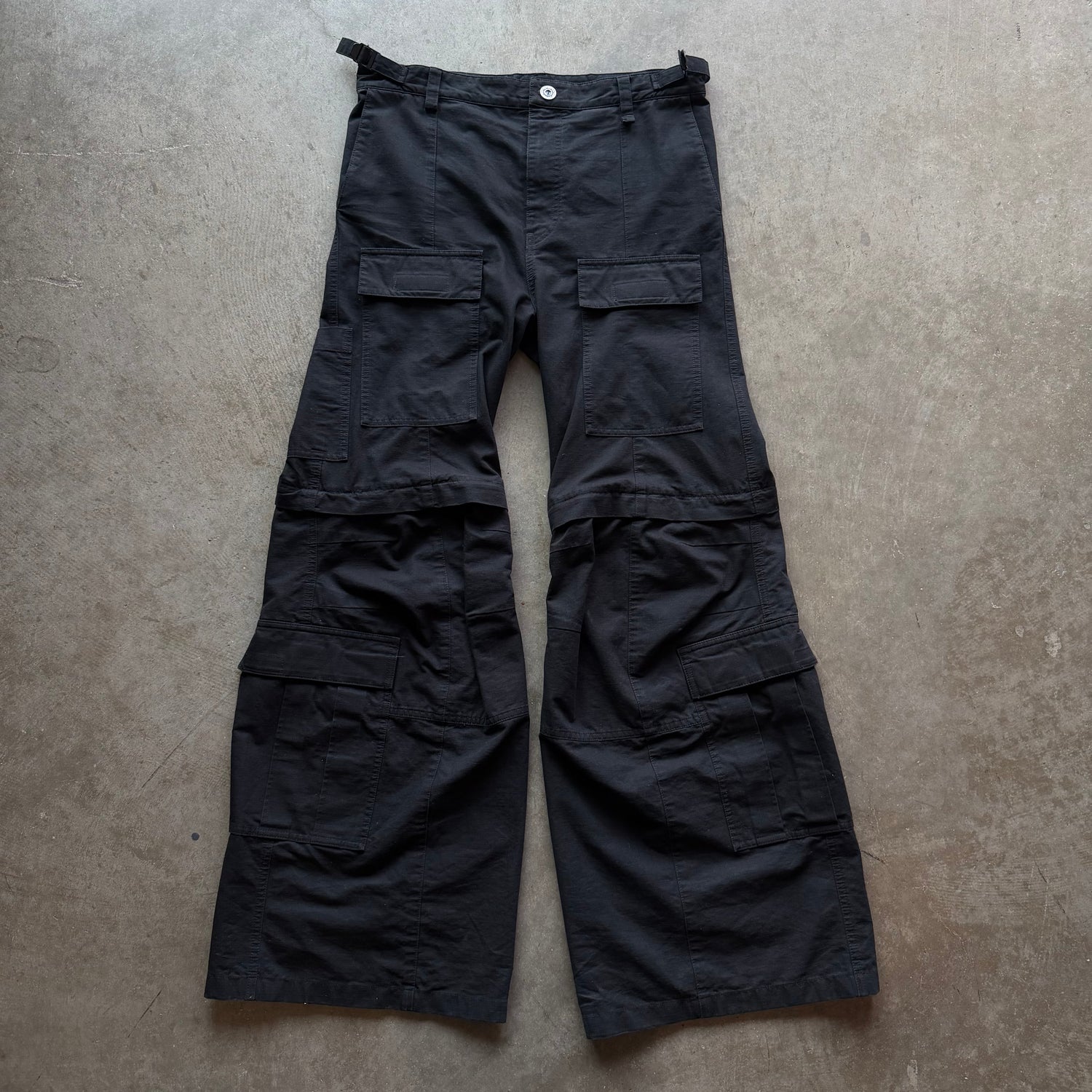 35x35 Balenciaga Convertible Flare Cargo Pants