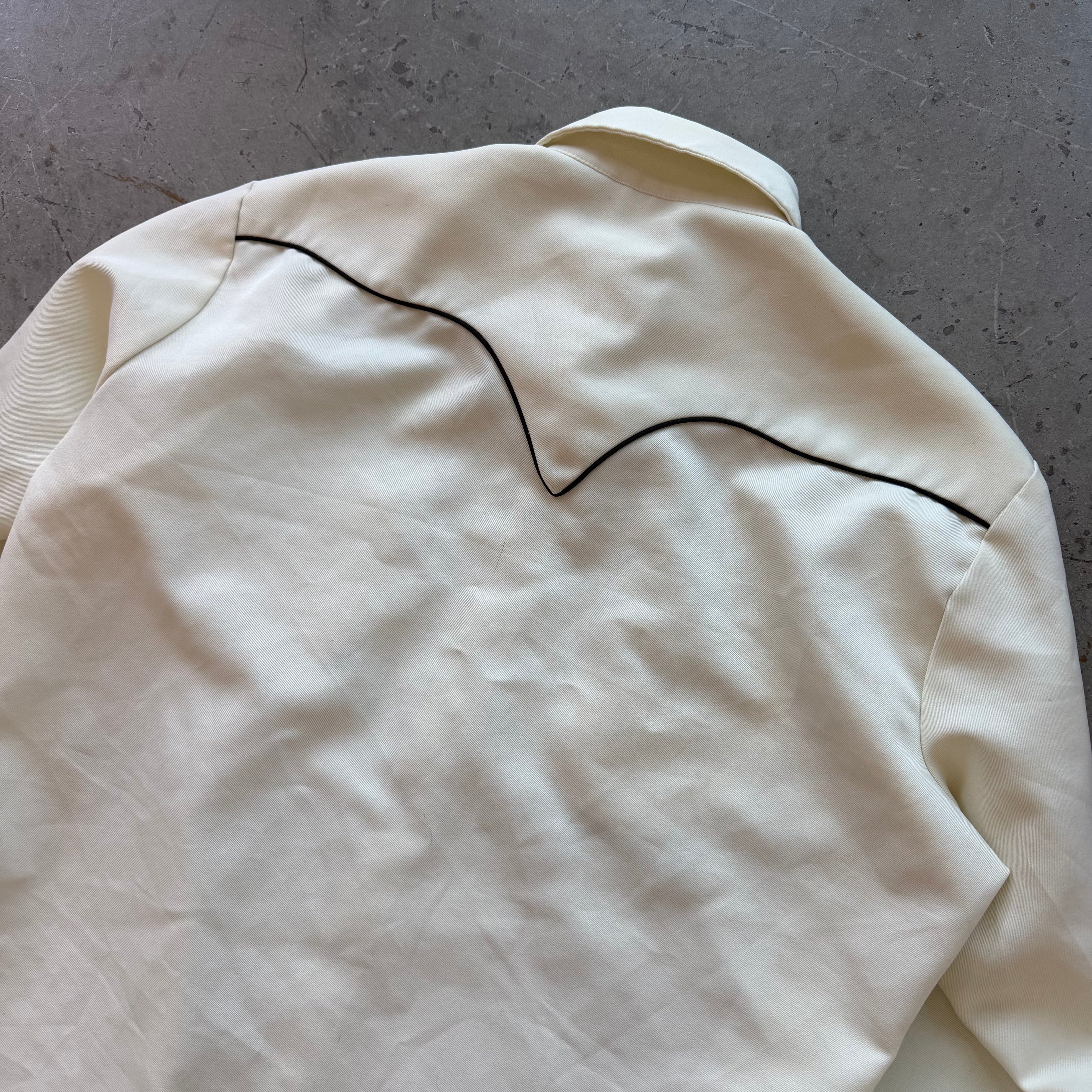 XL 80s H bar C Embroidered Pearl Snap