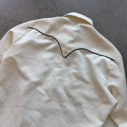 XL 80s H bar C Embroidered Pearl Snap