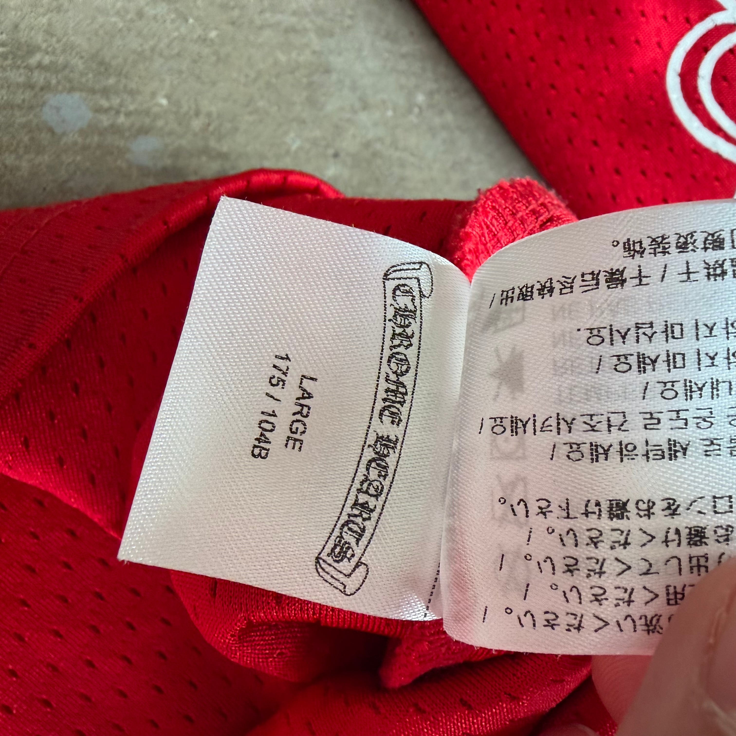 L Chrome Hearts Matty Boy Mesh Jersey Red