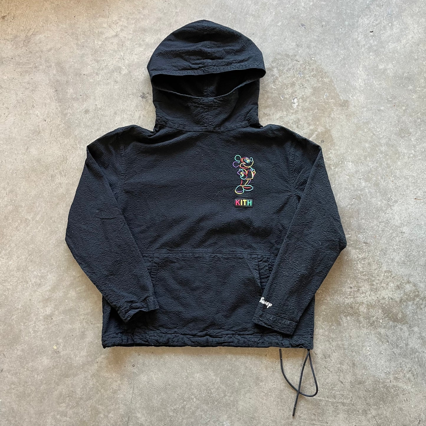 M Kith Disney Seer Sucker Hoodie