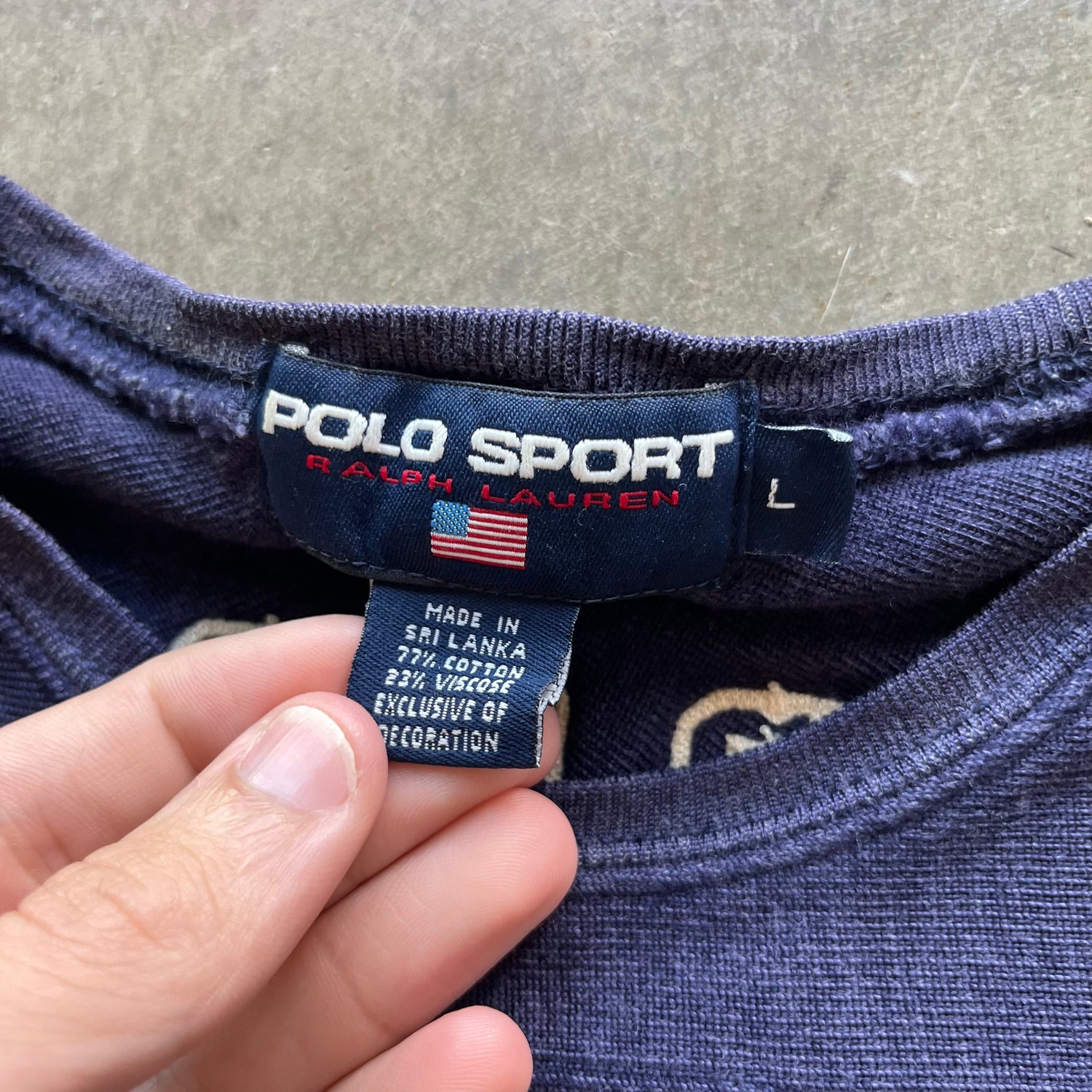 L Retro Polo Sport Shirt Jersey