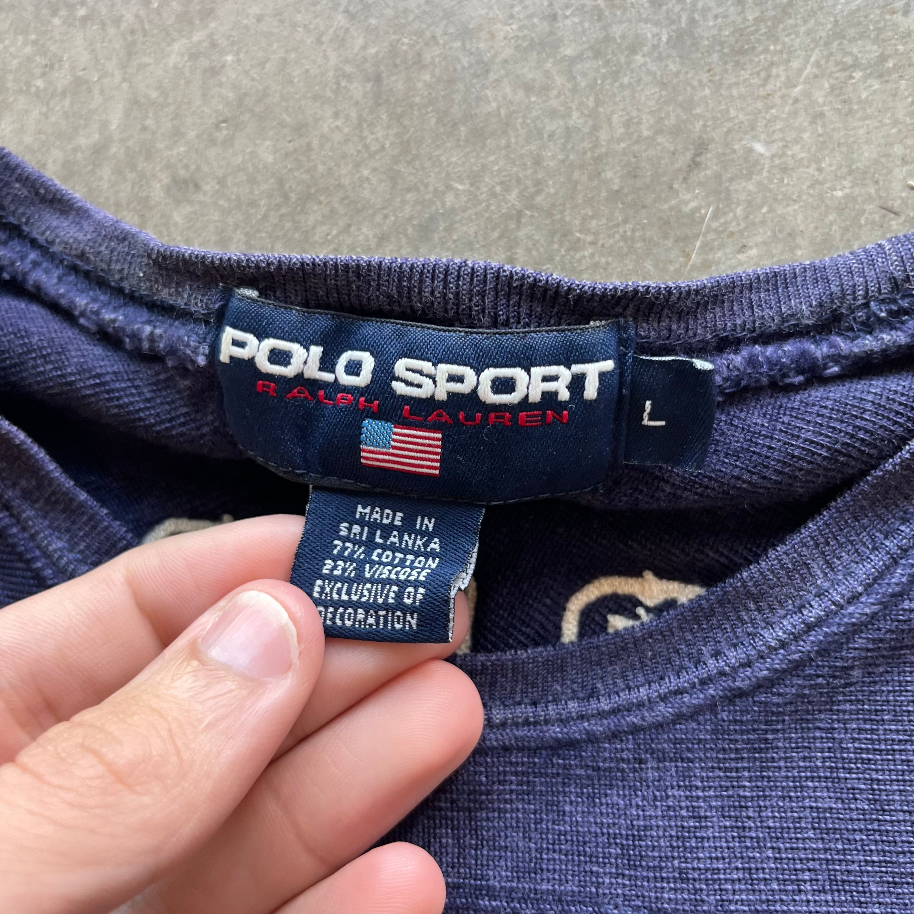 L Retro Polo Sport Shirt Jersey