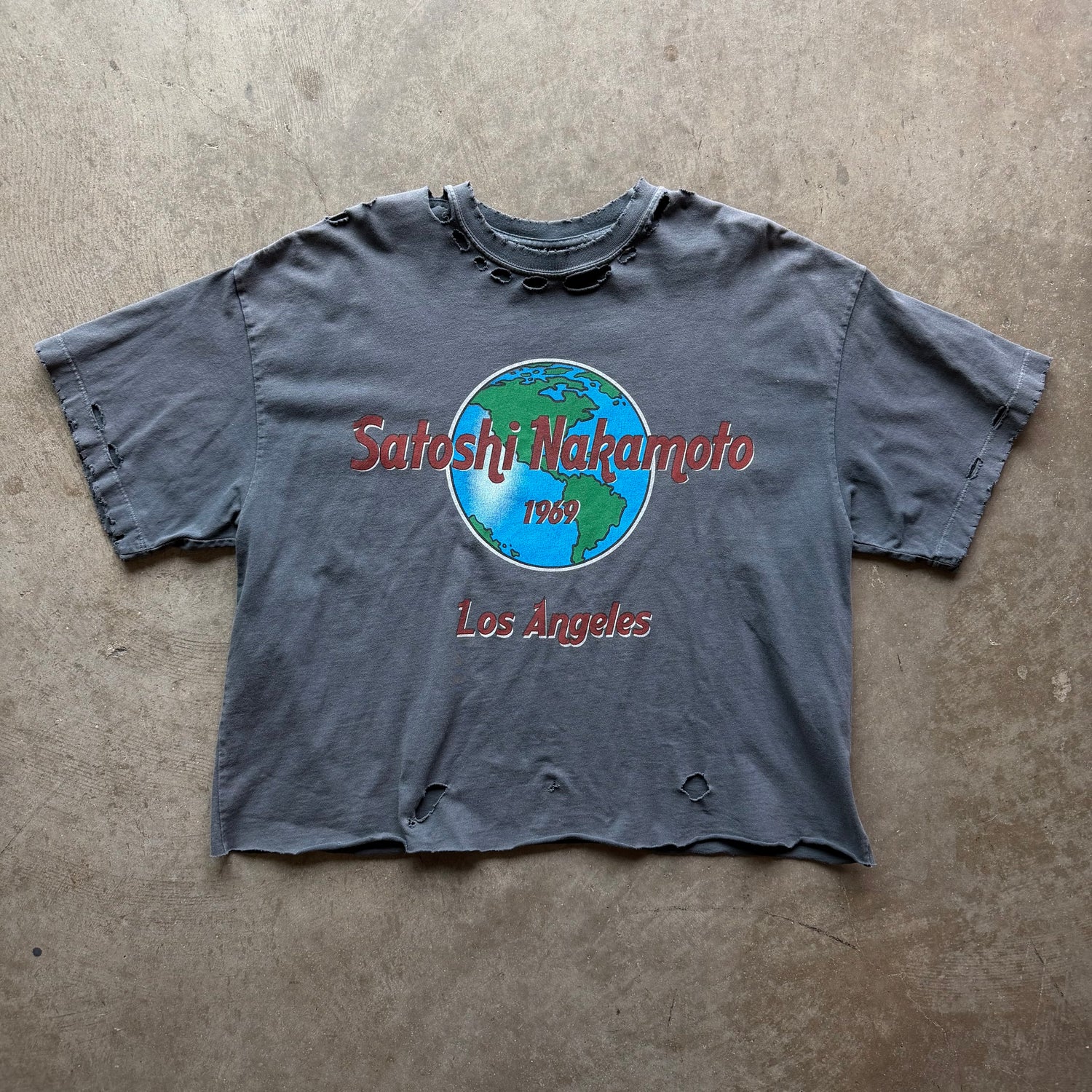 L 1969 Satoshi Nakamoto Rock Tee