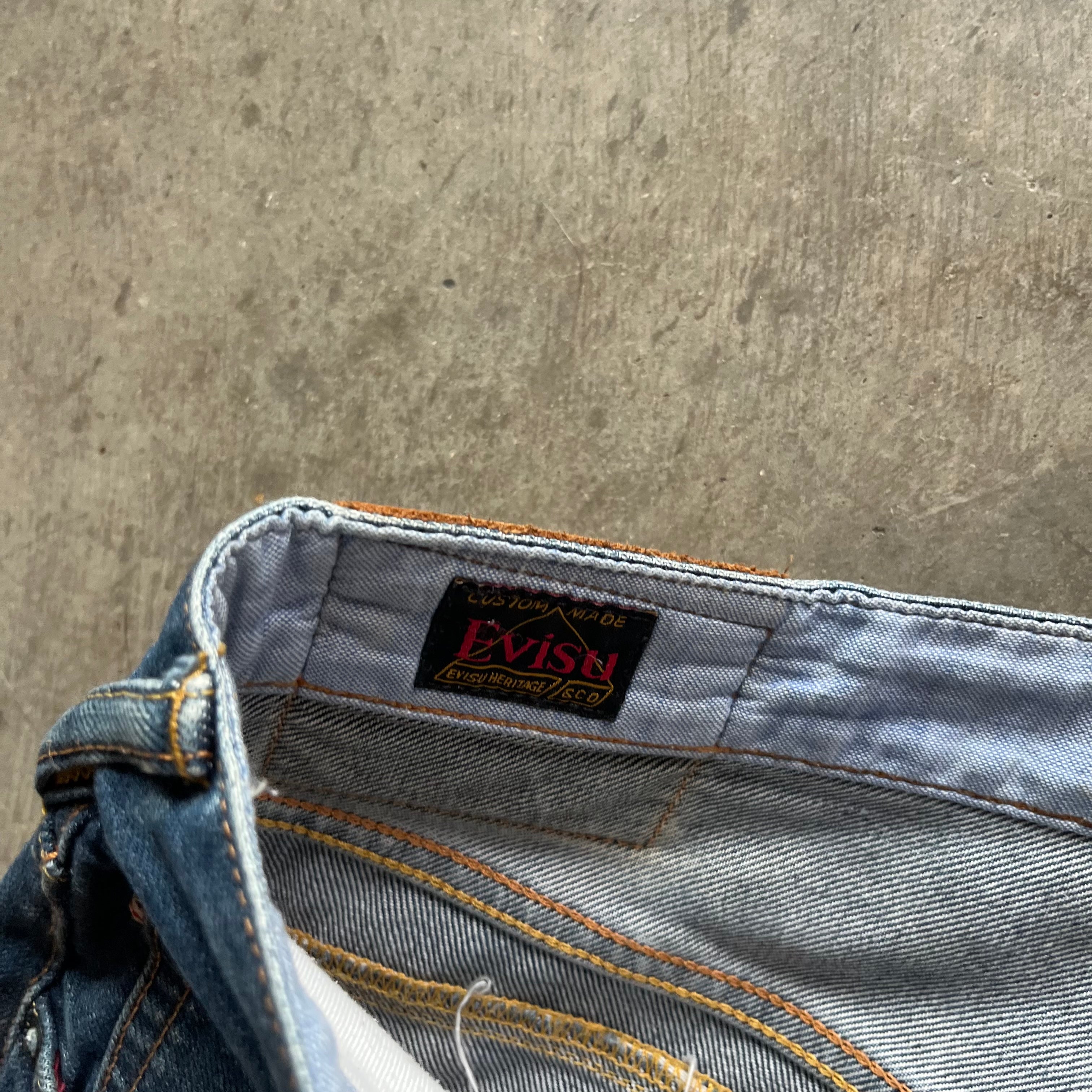 34x31 Yellow Tiger Evisu Jeans