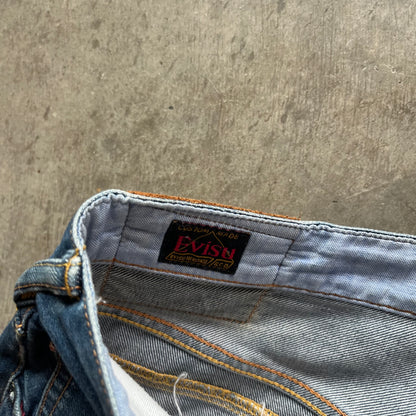 34x31 Yellow Tiger Evisu Jeans