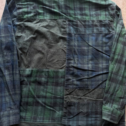M Kith Paisley Patch Flannel Green