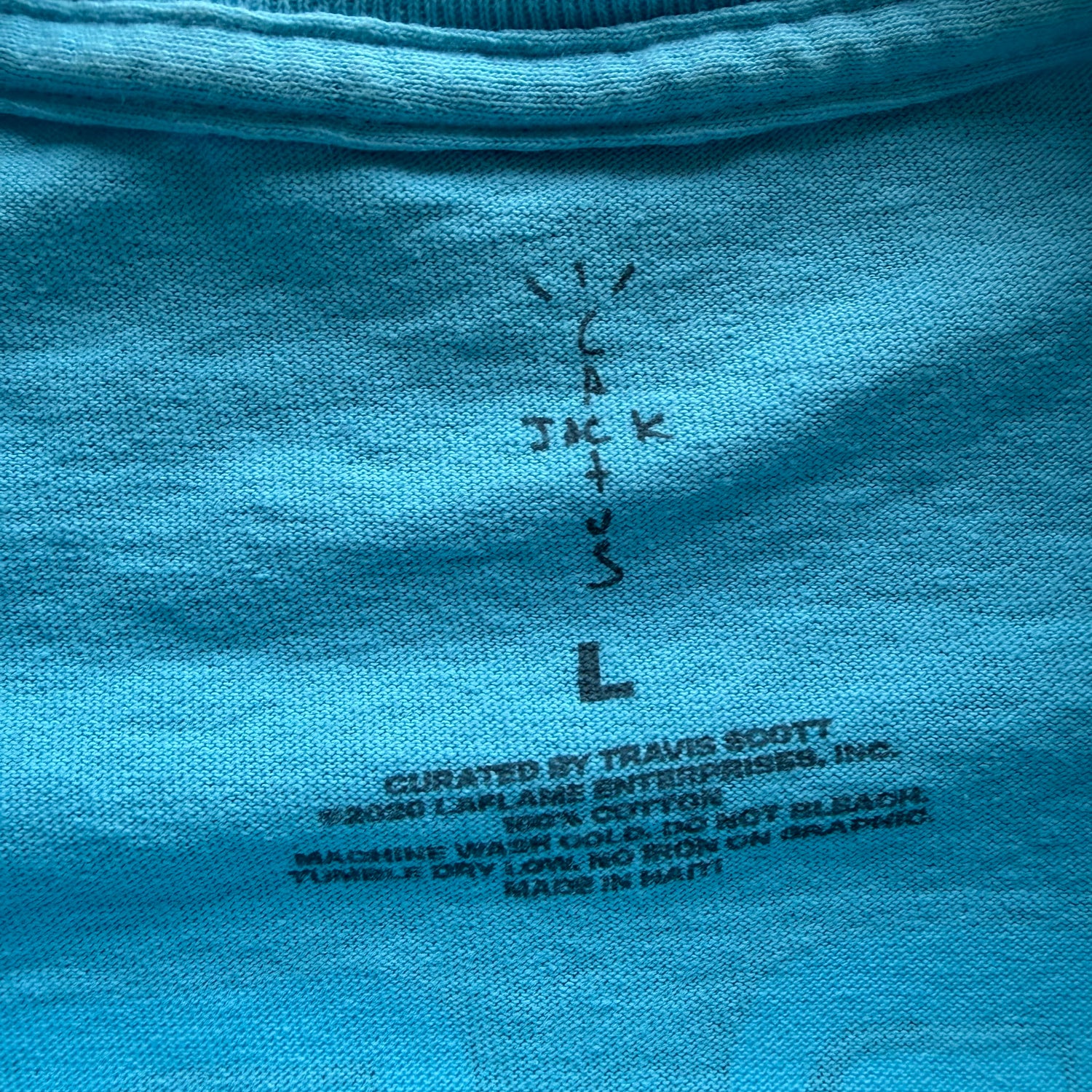 L Travis Scott 2022 Tee Blue
