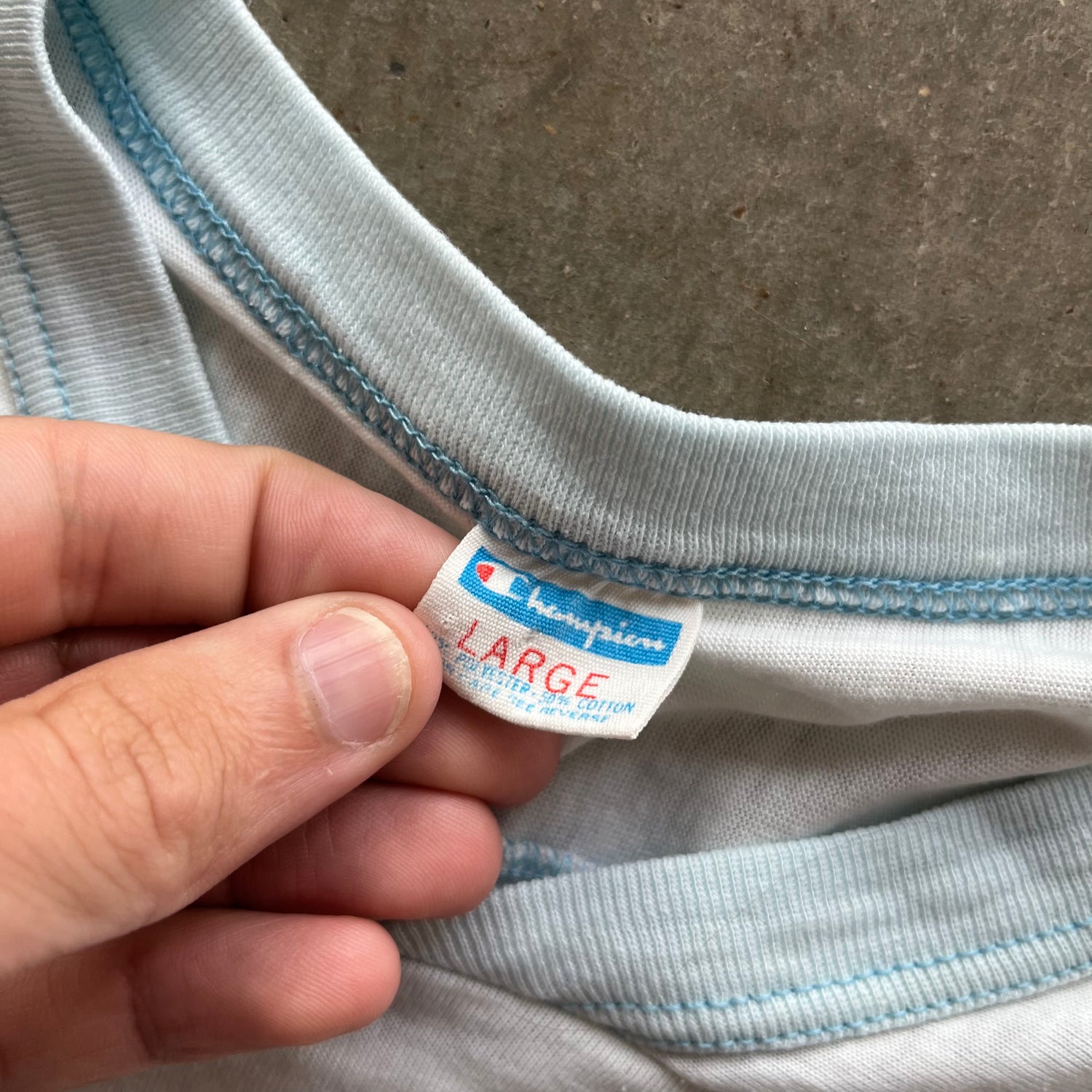 L 70s Champion North Carolina Longsleeve