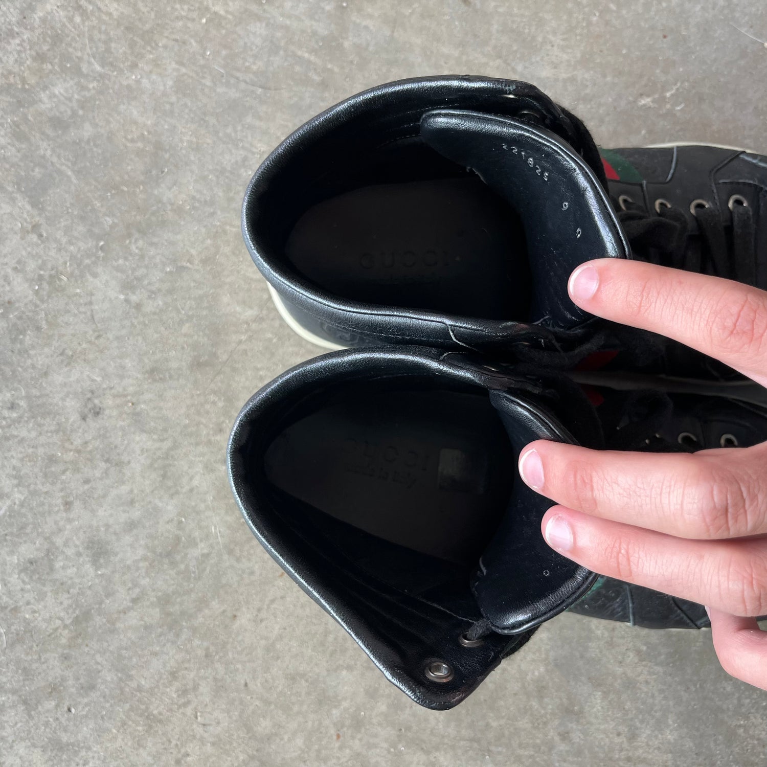 9 Used Gucci High Top Sneaker