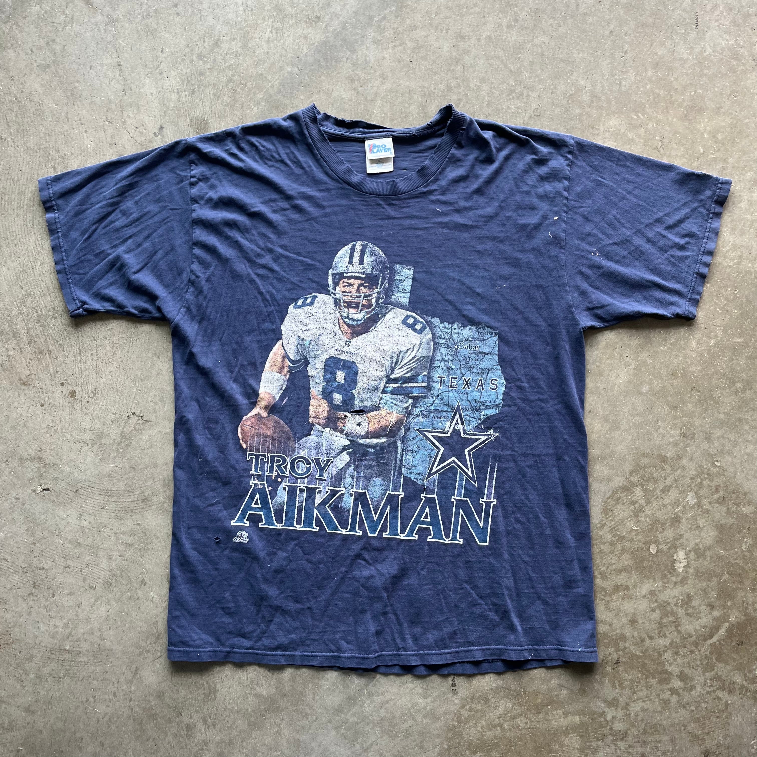 XL Thrashed 90s Aikman Cowboys Tee