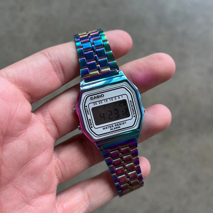 Mexican Bootleg Iridescent Casio Watch