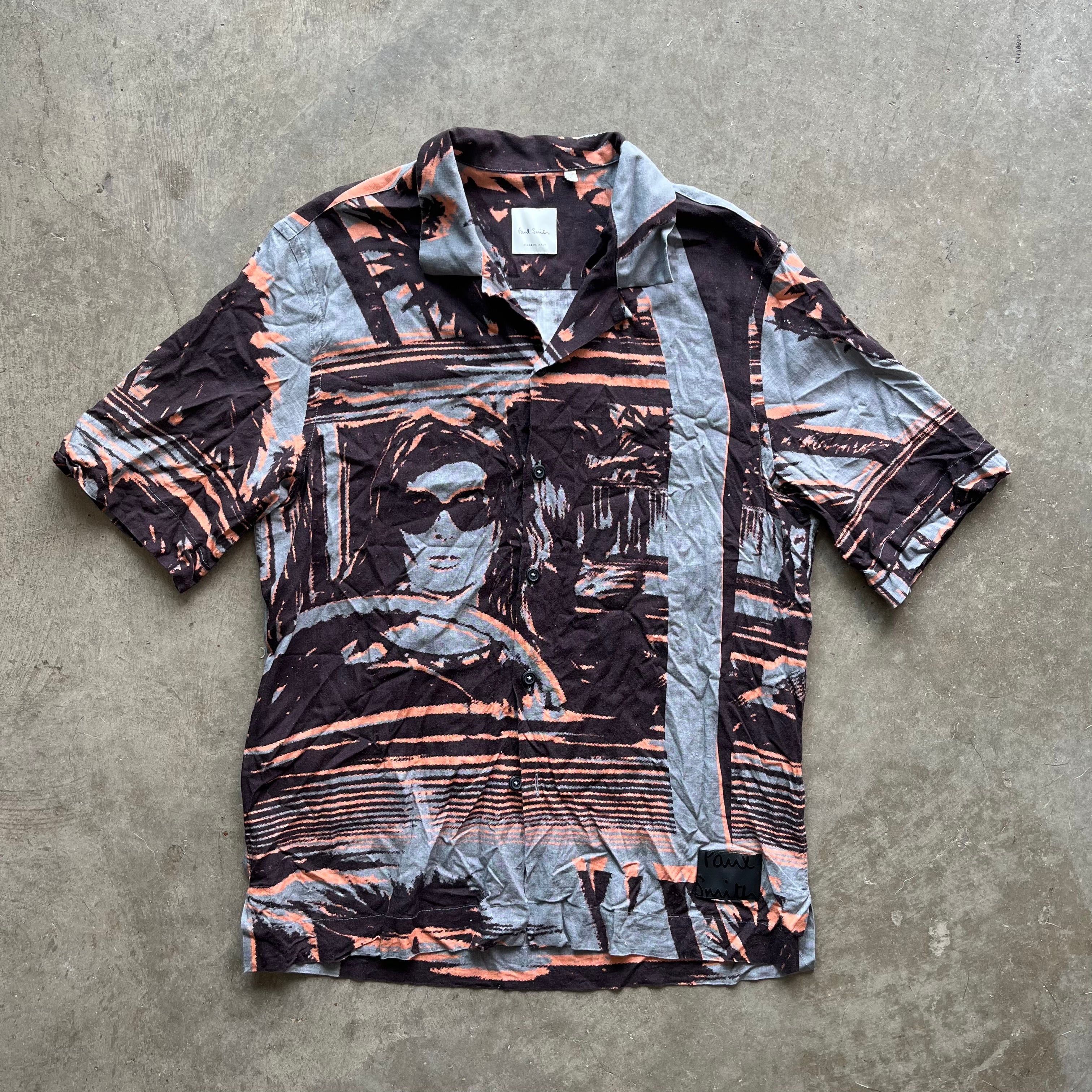 L Paul Smith Button Up Tee