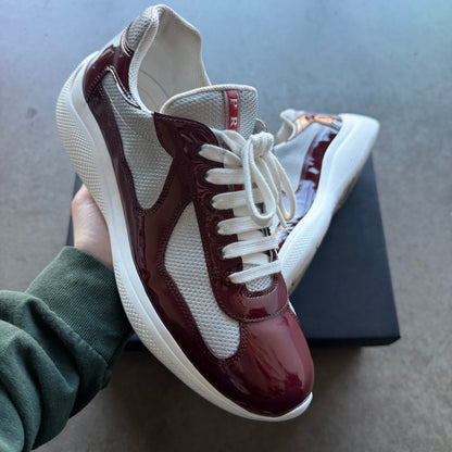 Used 9.5 Prada America Cups Maroon