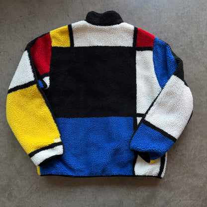 L Supreme Reversible Multicolor Fleece