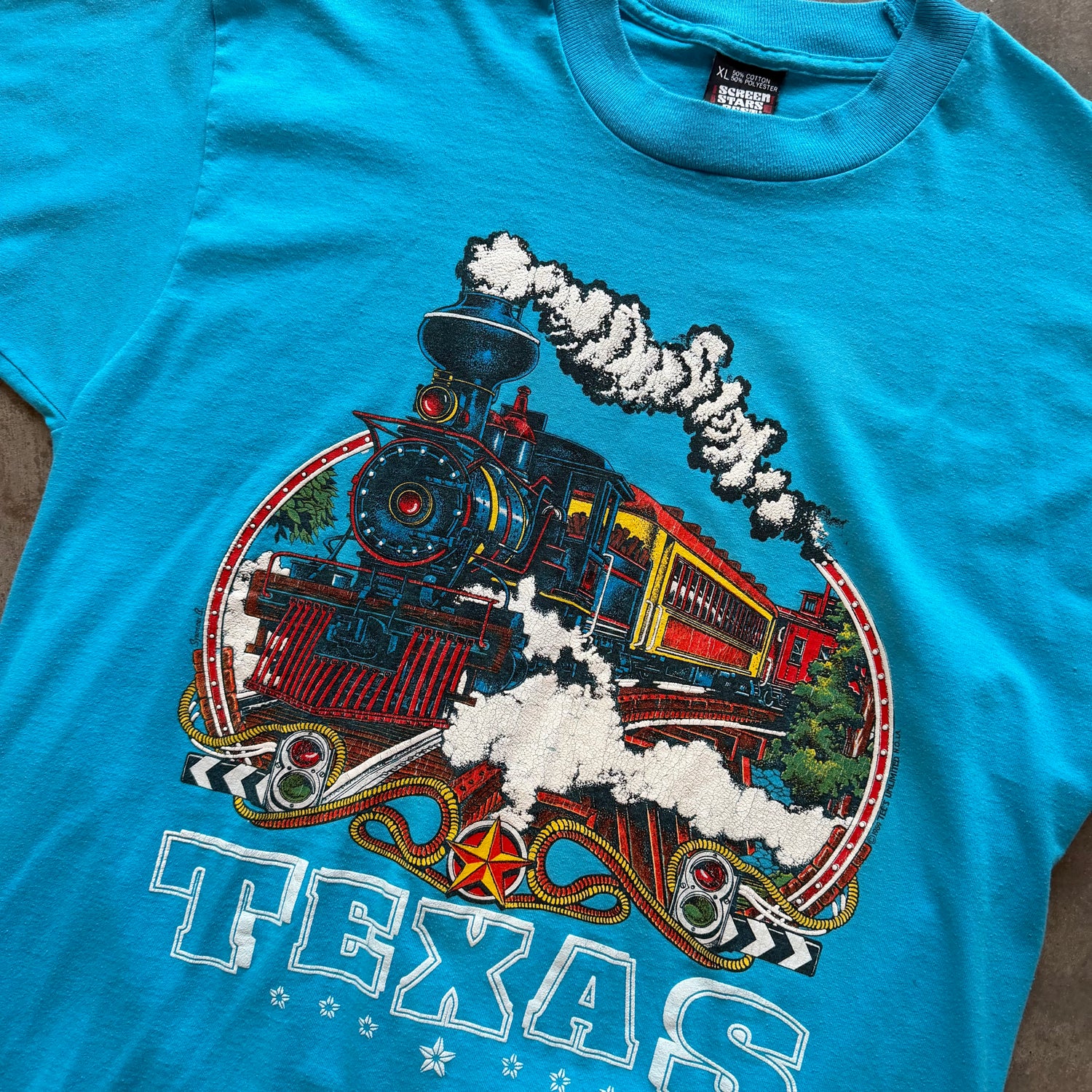 XL 90s Texas Train Tee