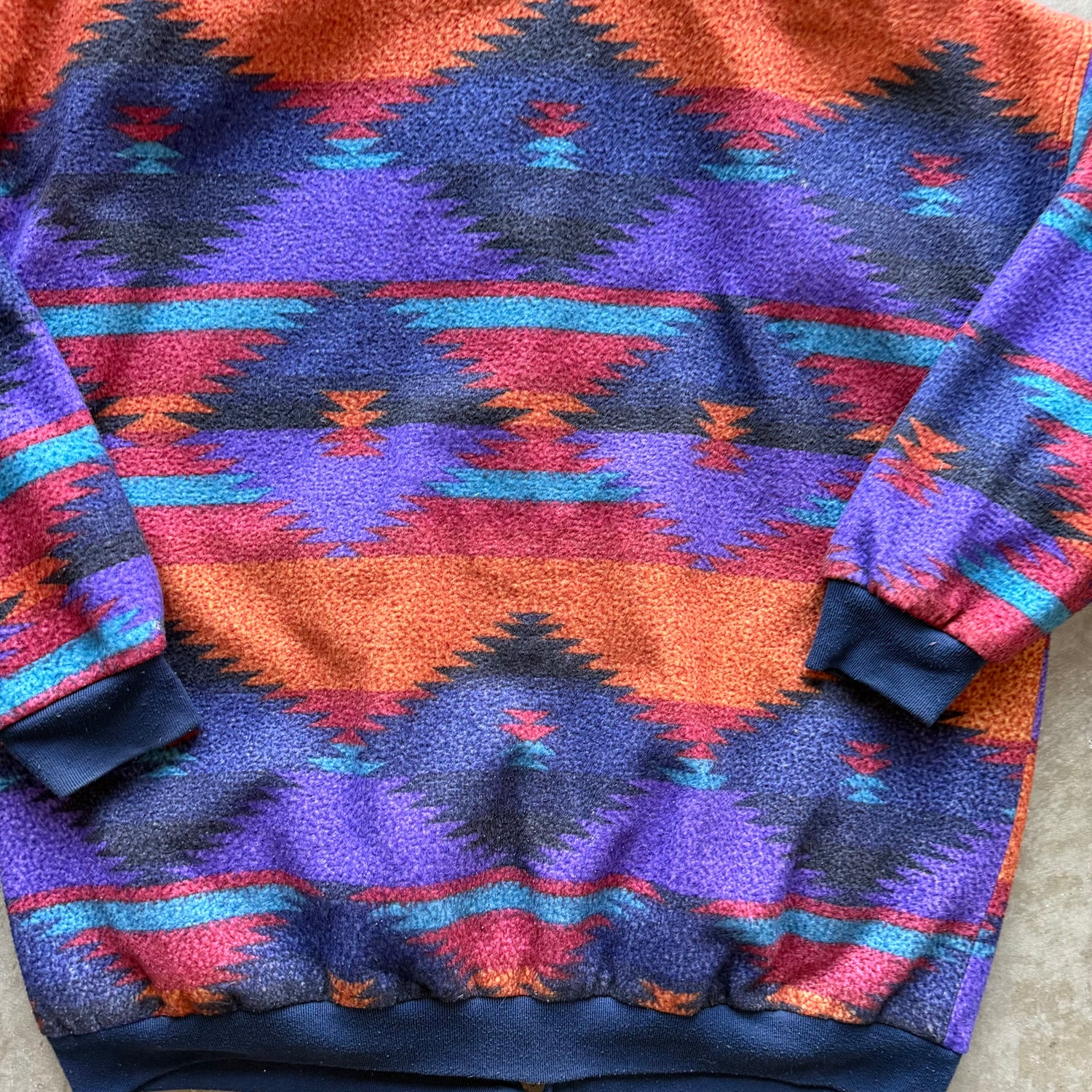 XL 90s Reversible Aztech Jacket