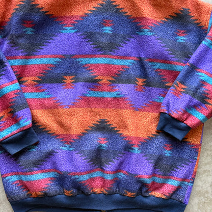 XL 90s Reversible Aztech Jacket