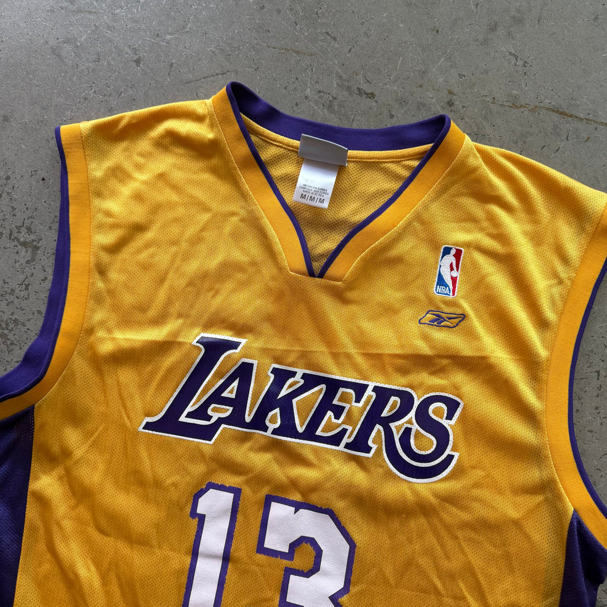 M 00s 13 Rings Lakers Jersey